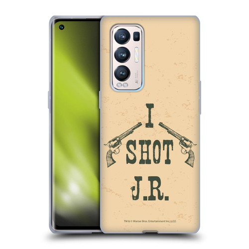 Dallas: Television Series Graphics Typography Soft Gel Case for OPPO Find X3 Neo / Reno5 Pro+ 5G