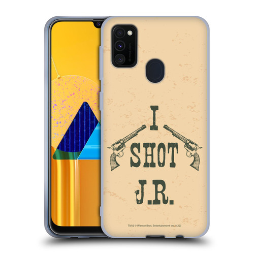 Dallas: Television Series Graphics Typography Soft Gel Case for Samsung Galaxy M30s (2019)/M21 (2020)