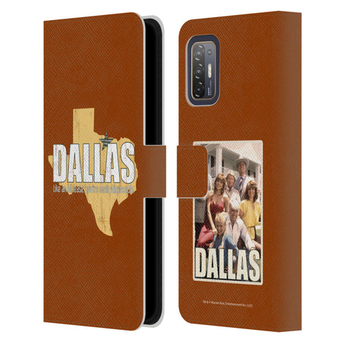 Dallas: Television Series Graphics Quote Leather Book Wallet Case Cover For HTC Desire 21 Pro 5G