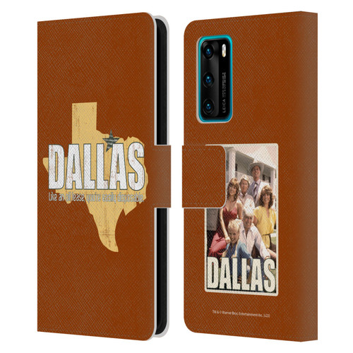 Dallas: Television Series Graphics Quote Leather Book Wallet Case Cover For Huawei P40 5G