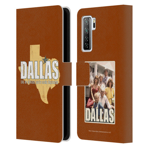 Dallas: Television Series Graphics Quote Leather Book Wallet Case Cover For Huawei Nova 7 SE/P40 Lite 5G