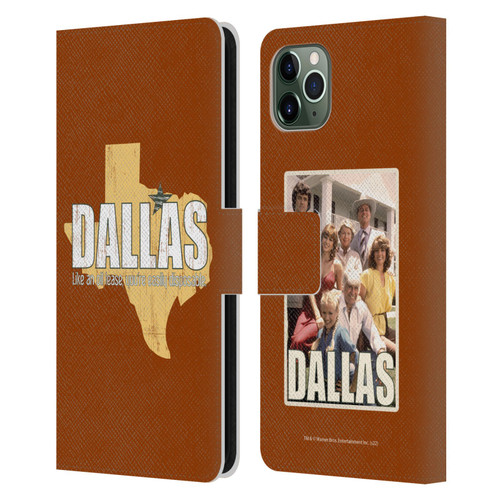 Dallas: Television Series Graphics Quote Leather Book Wallet Case Cover For Apple iPhone 11 Pro Max