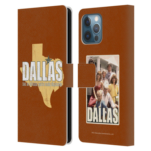 Dallas: Television Series Graphics Quote Leather Book Wallet Case Cover For Apple iPhone 12 Pro Max