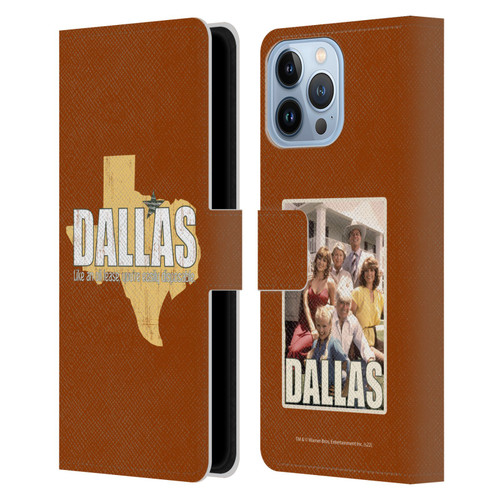 Dallas: Television Series Graphics Quote Leather Book Wallet Case Cover For Apple iPhone 13 Pro Max