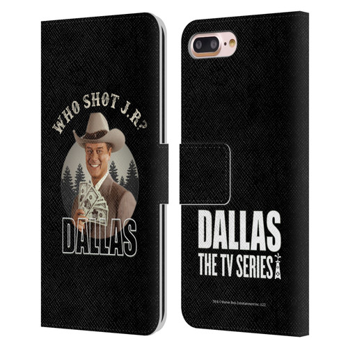 Dallas: Television Series Graphics Character Leather Book Wallet Case Cover For Apple iPhone 7 Plus / iPhone 8 Plus