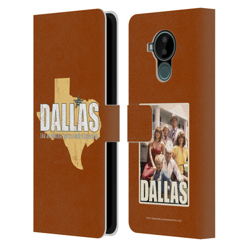 Dallas: Television Series Graphics Quote Leather Book Wallet Case Cover For Nokia C30