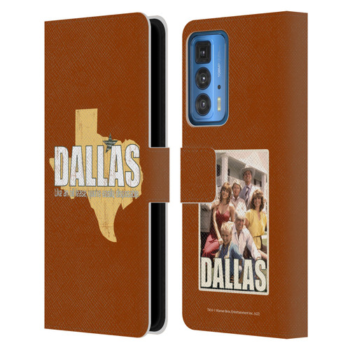 Dallas: Television Series Graphics Quote Leather Book Wallet Case Cover For Motorola Edge 20 Pro