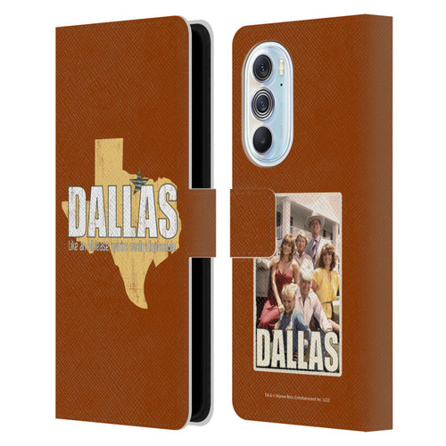 Dallas: Television Series Graphics Quote Leather Book Wallet Case Cover For Motorola Edge X30