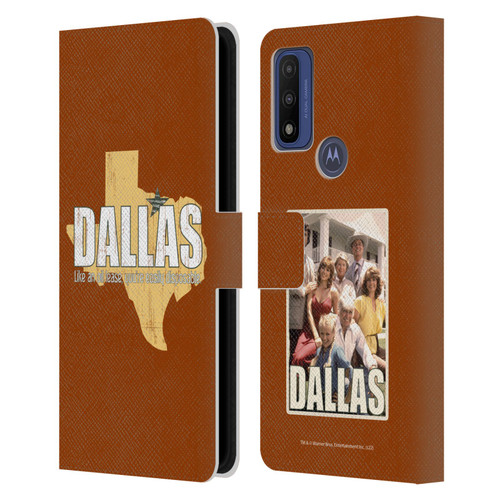 Dallas: Television Series Graphics Quote Leather Book Wallet Case Cover For Motorola G Pure