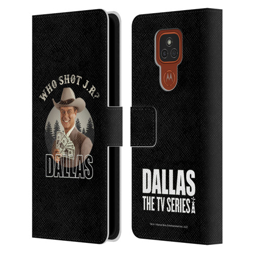 Dallas: Television Series Graphics Character Leather Book Wallet Case Cover For Motorola Moto E7 Plus