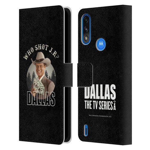 Dallas: Television Series Graphics Character Leather Book Wallet Case Cover For Motorola Moto E7 Power / Moto E7i Power