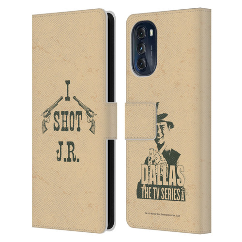 Dallas: Television Series Graphics Typography Leather Book Wallet Case Cover For Motorola Moto G (2022)