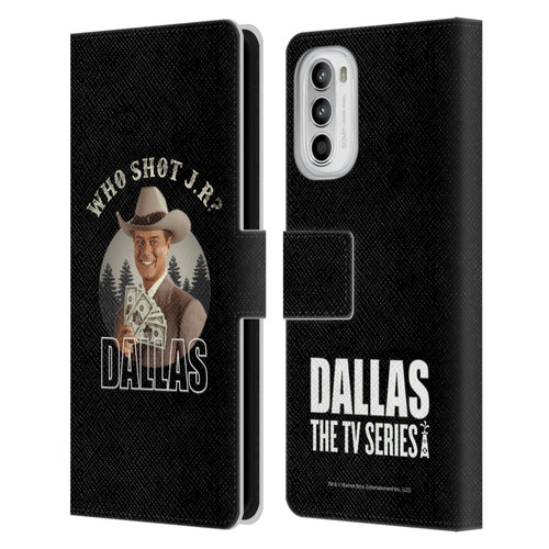 Dallas: Television Series Graphics Character Leather Book Wallet Case Cover For Motorola Moto G52