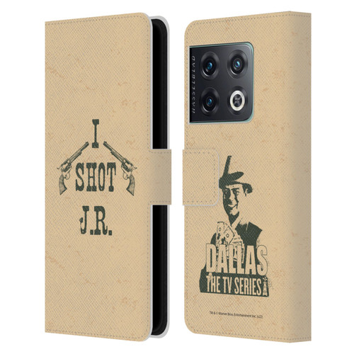 Dallas: Television Series Graphics Typography Leather Book Wallet Case Cover For OnePlus 10 Pro