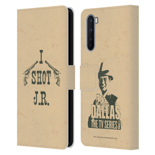 Dallas: Television Series Graphics Typography Leather Book Wallet Case Cover For OnePlus Nord 5G