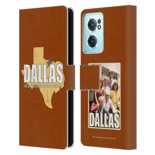 Dallas: Television Series Graphics Quote Leather Book Wallet Case Cover For OnePlus Nord CE 2 5G