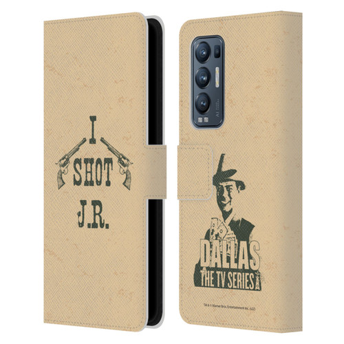 Dallas: Television Series Graphics Typography Leather Book Wallet Case Cover For OPPO Find X3 Neo / Reno5 Pro+ 5G