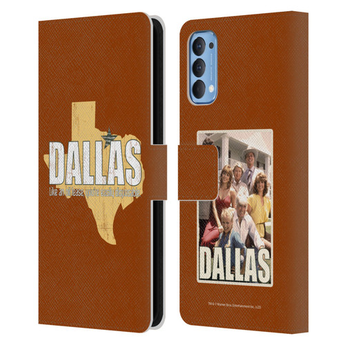 Dallas: Television Series Graphics Quote Leather Book Wallet Case Cover For OPPO Reno 4 5G