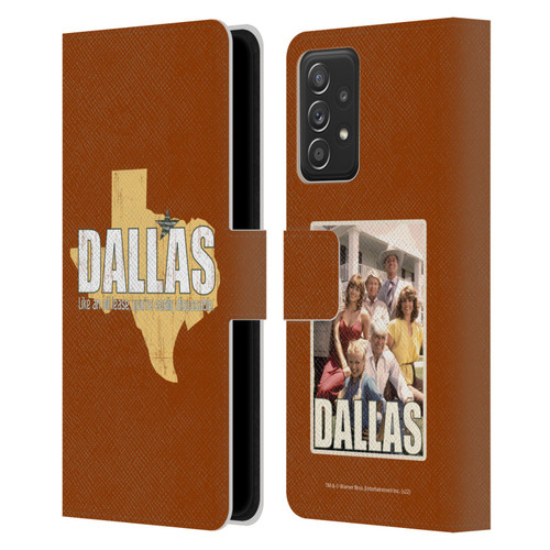 Dallas: Television Series Graphics Quote Leather Book Wallet Case Cover For Samsung Galaxy A52 / A52s / 5G (2021)