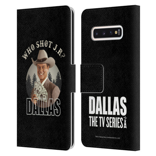 Dallas: Television Series Graphics Character Leather Book Wallet Case Cover For Samsung Galaxy S10