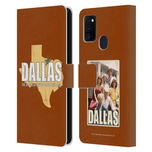 Dallas: Television Series Graphics Quote Leather Book Wallet Case Cover For Samsung Galaxy M30s (2019)/M21 (2020)