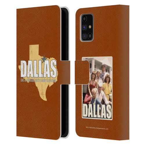 Dallas: Television Series Graphics Quote Leather Book Wallet Case Cover For Samsung Galaxy M31s (2020)