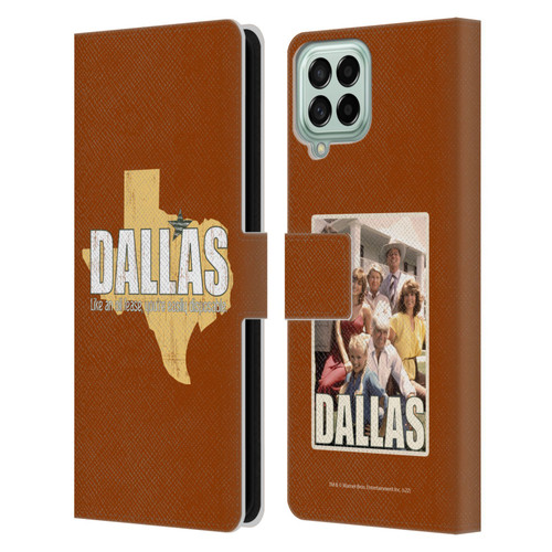 Dallas: Television Series Graphics Quote Leather Book Wallet Case Cover For Samsung Galaxy M53 (2022)