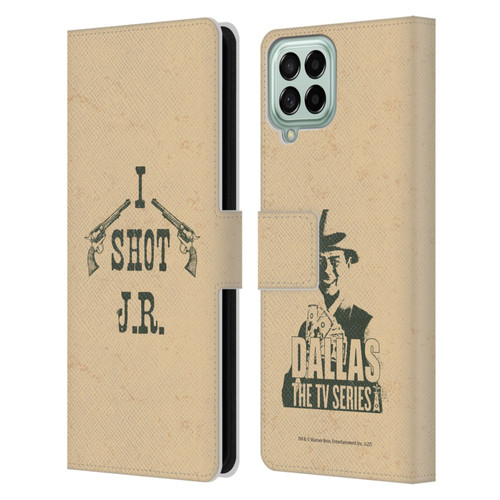 Dallas: Television Series Graphics Typography Leather Book Wallet Case Cover For Samsung Galaxy M53 (2022)