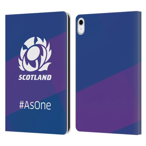 Scotland Rugby Logo 2 As One Leather Book Wallet Case Cover For Apple iPad 10.9 (2022)