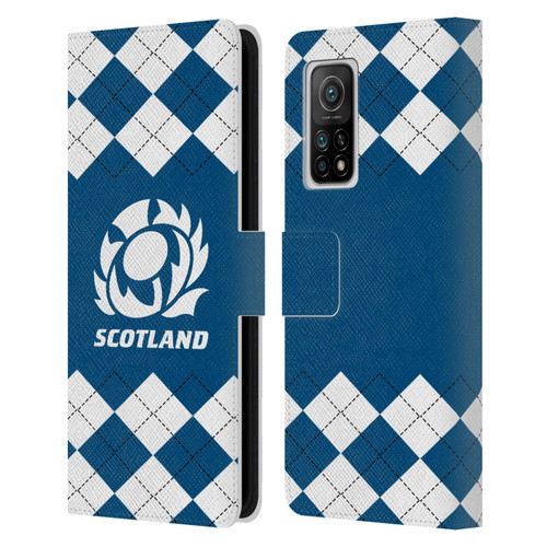 Scotland Rugby Logo 2 Argyle Leather Book Wallet Case Cover For Xiaomi Mi 10T 5G