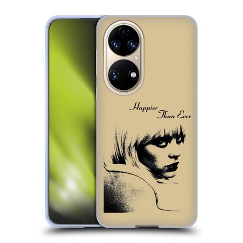 Billie Eilish Happier Than Ever Album Image Soft Gel Case for Huawei P50