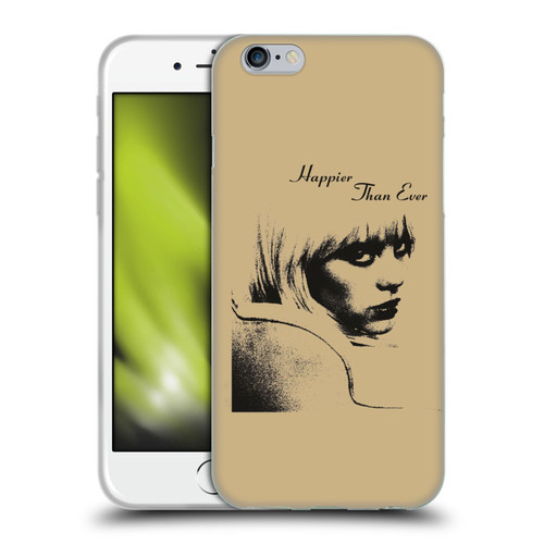Billie Eilish Happier Than Ever Album Image Soft Gel Case for Apple iPhone 6 / iPhone 6s
