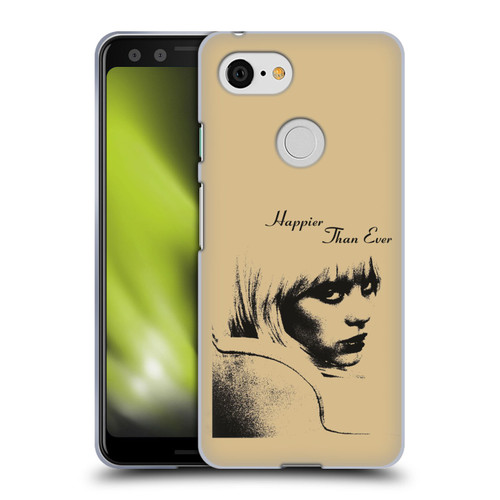 Billie Eilish Happier Than Ever Album Image Soft Gel Case for Google Pixel 3