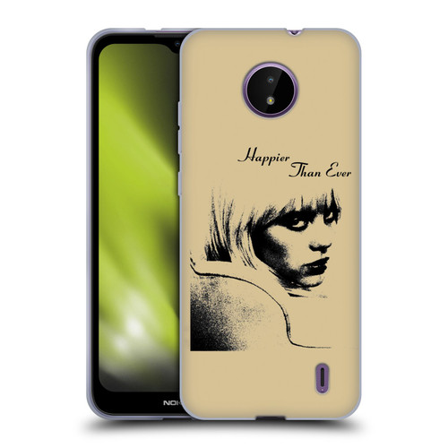 Billie Eilish Happier Than Ever Album Image Soft Gel Case for Nokia C10 / C20