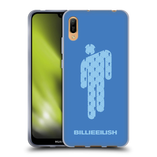 Billie Eilish Key Art Blohsh Blue Soft Gel Case for Huawei Y6 Pro (2019)