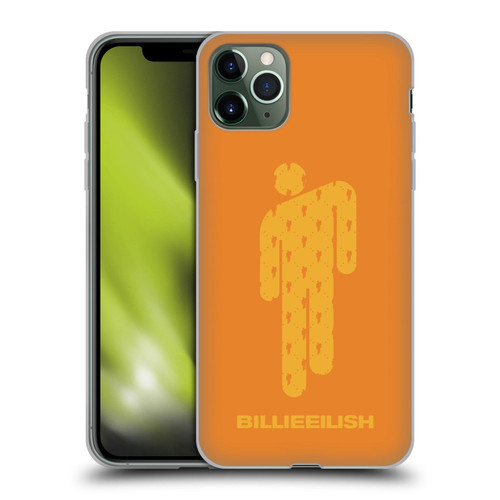 Billie Eilish Key Art Blohsh Orange Soft Gel Case for Apple iPhone 11 Pro Max