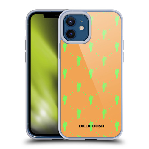 Billie Eilish Key Art Blohsh Pattern Soft Gel Case for Apple iPhone 12 / iPhone 12 Pro & MagSafe