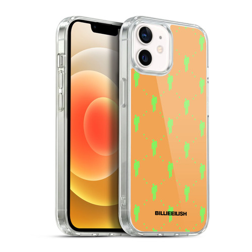 Billie Eilish Key Art Blohsh Pattern Soft Gel Case for Apple iPhone 12 / iPhone 12 Pro & MagSafe