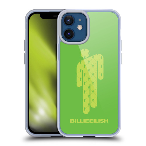 Billie Eilish Key Art Blohsh Green Soft Gel Case for Apple iPhone 12 Mini