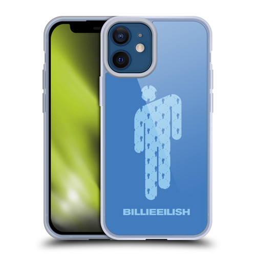 Billie Eilish Key Art Blohsh Blue Soft Gel Case for Apple iPhone 12 Mini & MagSafe