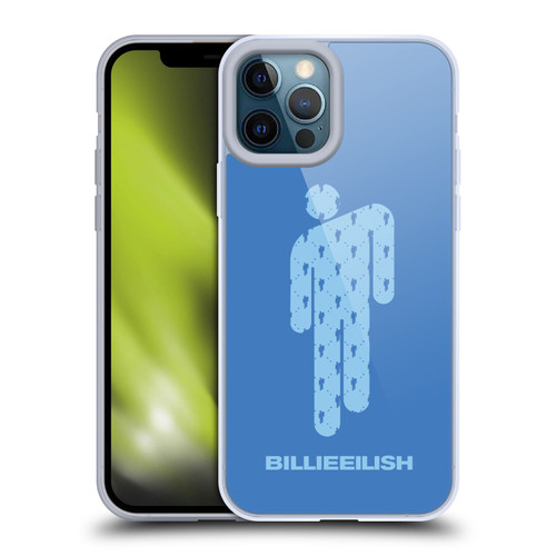 Billie Eilish Key Art Blohsh Blue Soft Gel Case for Apple iPhone 12 Pro Max