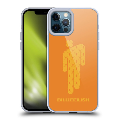 Billie Eilish Key Art Blohsh Orange Soft Gel Case for Apple iPhone 12 Pro Max