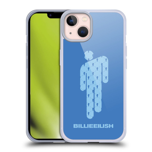 Billie Eilish Key Art Blohsh Blue Soft Gel Case for Apple iPhone 13