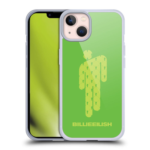 Billie Eilish Key Art Blohsh Green Soft Gel Case for Apple iPhone 13