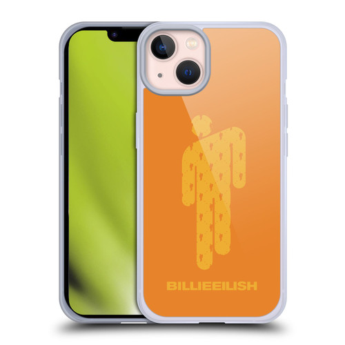 Billie Eilish Key Art Blohsh Orange Soft Gel Case for Apple iPhone 13