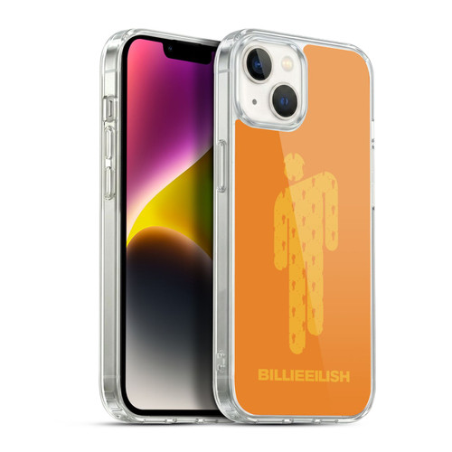 Billie Eilish Key Art Blohsh Orange Soft Gel Case for Apple iPhone 14 Plus & MagSafe