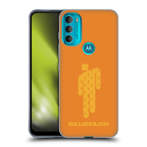Billie Eilish Key Art Blohsh Orange Soft Gel Case for Motorola Moto G71 5G