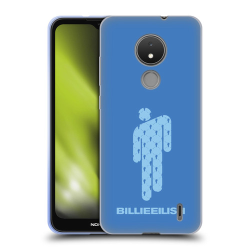 Billie Eilish Key Art Blohsh Blue Soft Gel Case for Nokia C21