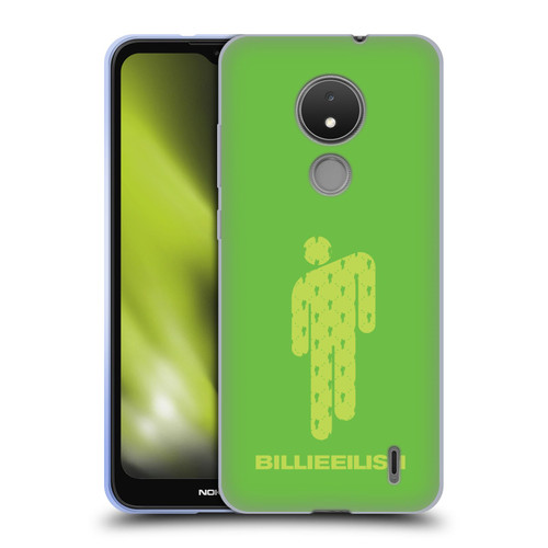 Billie Eilish Key Art Blohsh Green Soft Gel Case for Nokia C21