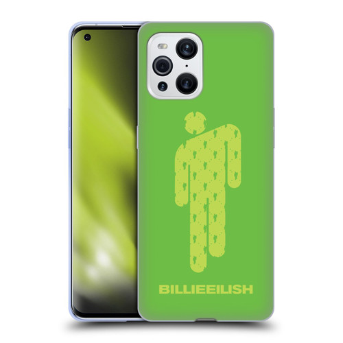 Billie Eilish Key Art Blohsh Green Soft Gel Case for OPPO Find X3 / Pro